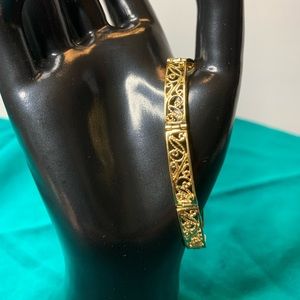 Gold tone Filigree Bracelet